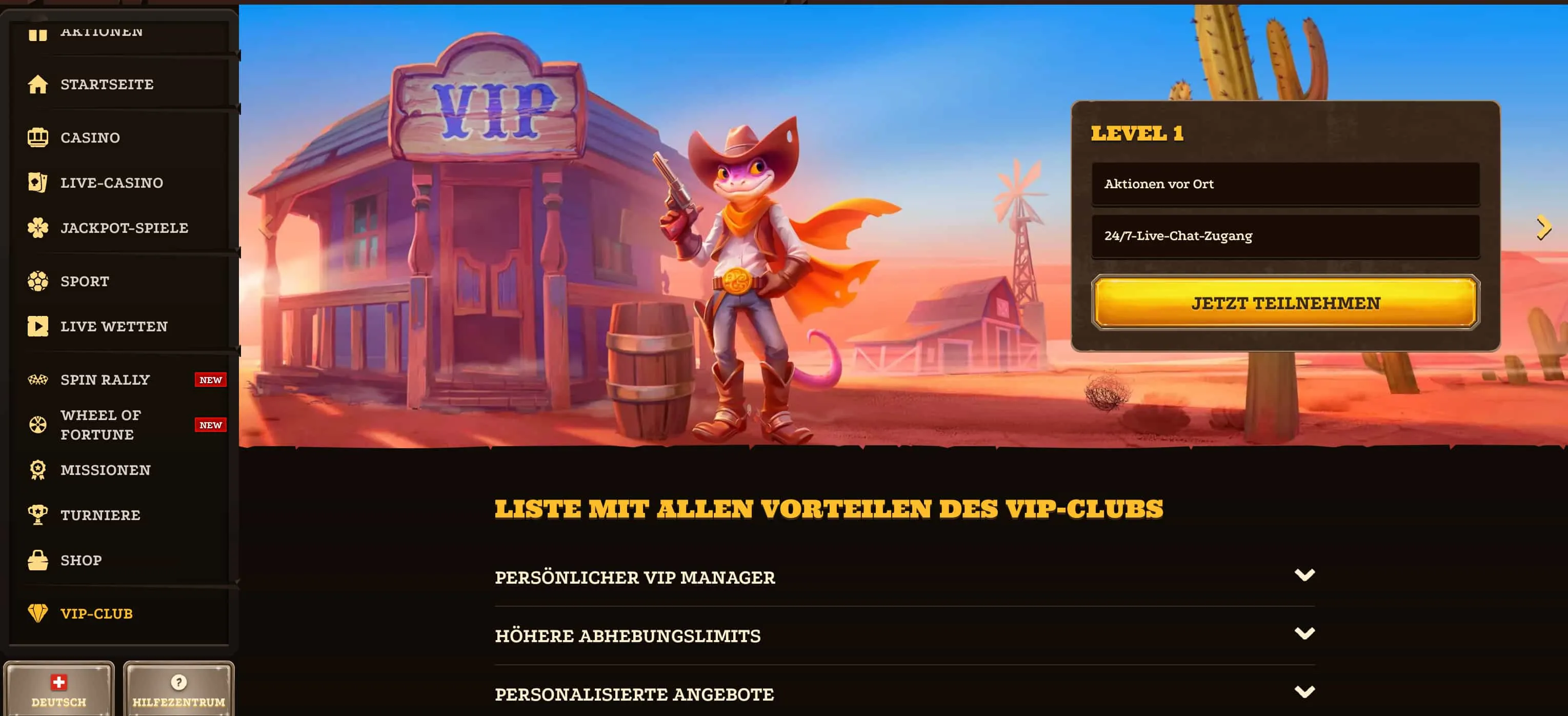 Was erwartet dich im Lizaro Casino Spielbereich? Was erwartet dich im Lizaro Casino Spielbereich?